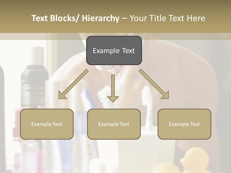 Rubber Photography Caucasian PowerPoint Template