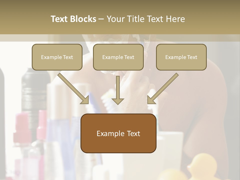 Rubber Photography Caucasian PowerPoint Template