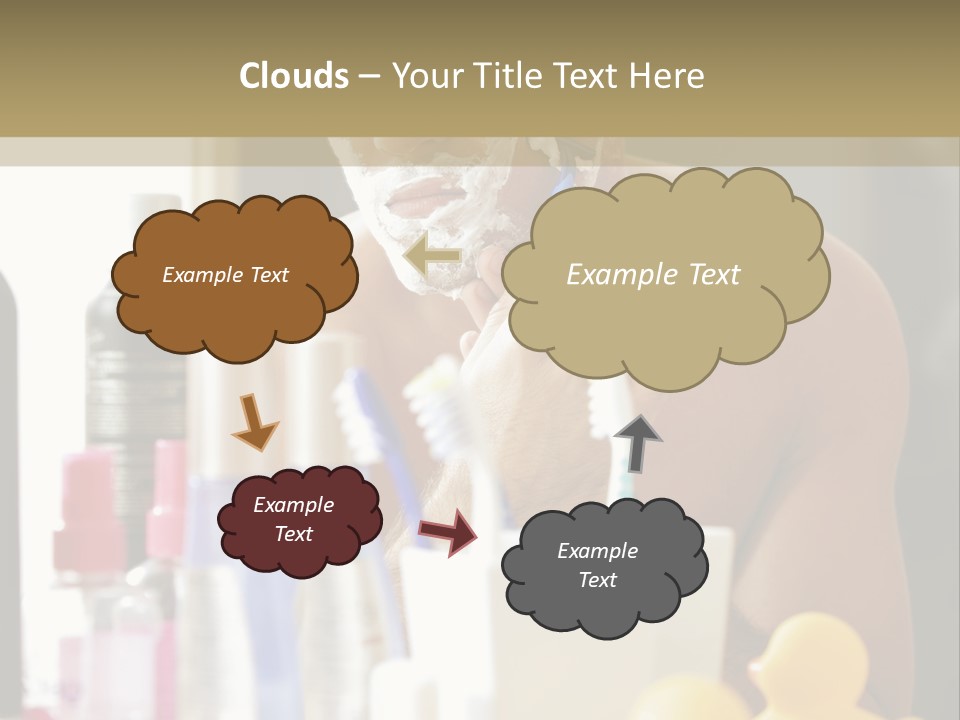 Rubber Photography Caucasian PowerPoint Template