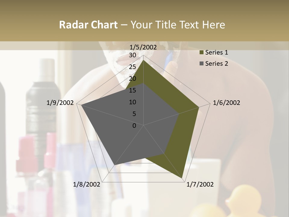 Rubber Photography Caucasian PowerPoint Template