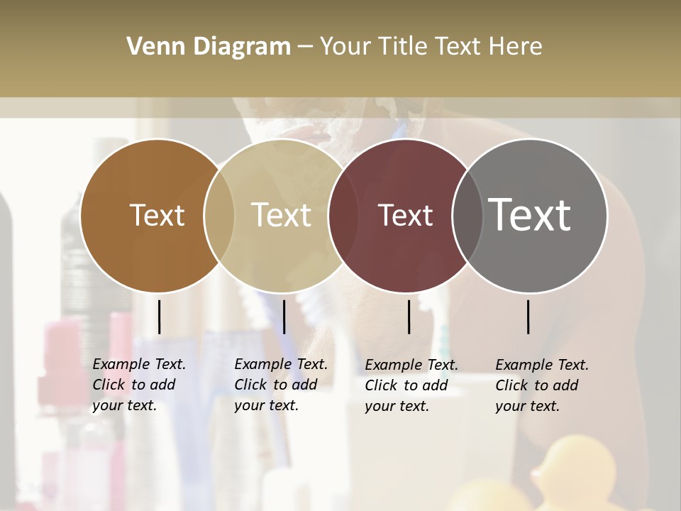 Rubber Photography Caucasian PowerPoint Template