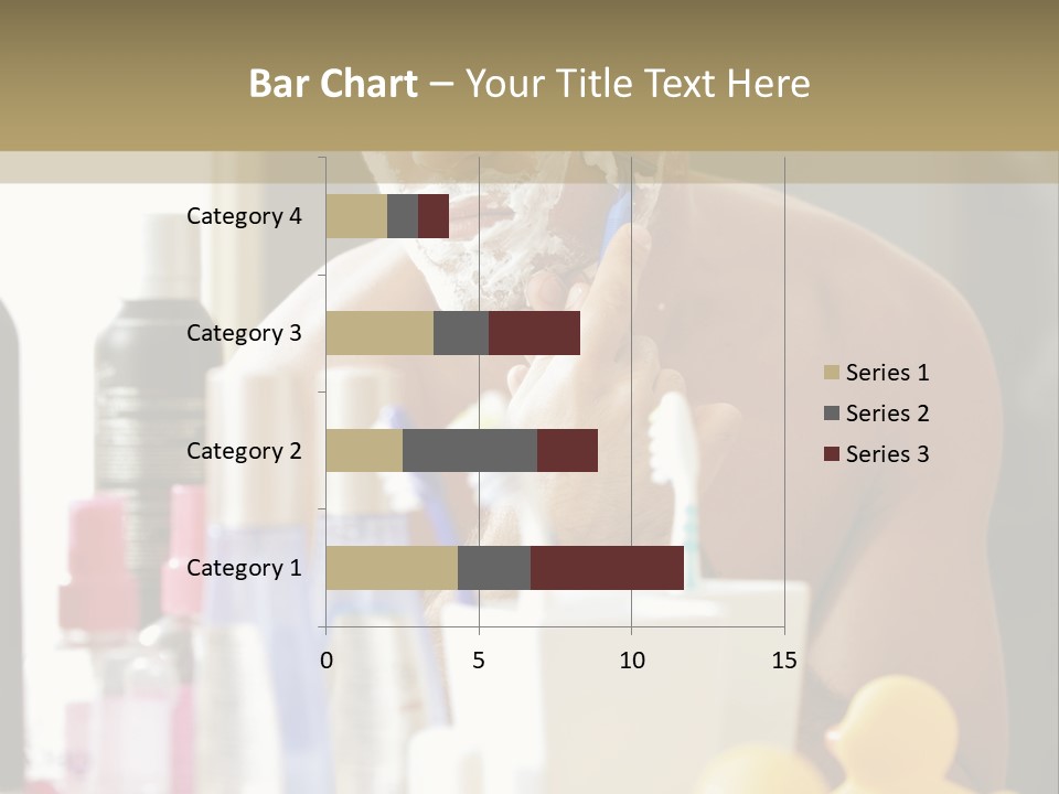 Rubber Photography Caucasian PowerPoint Template