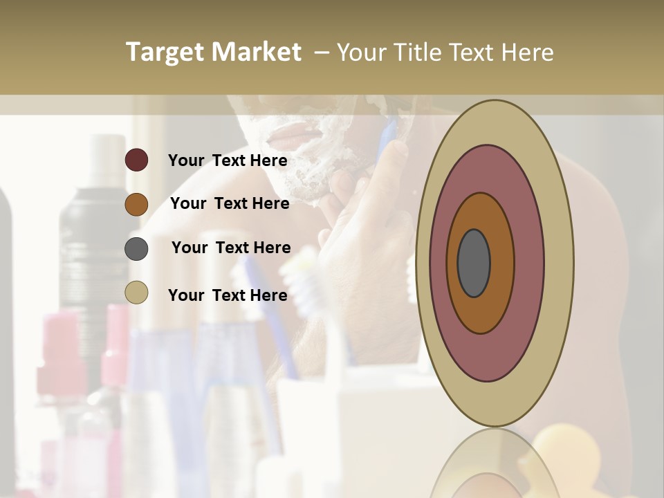 Rubber Photography Caucasian PowerPoint Template