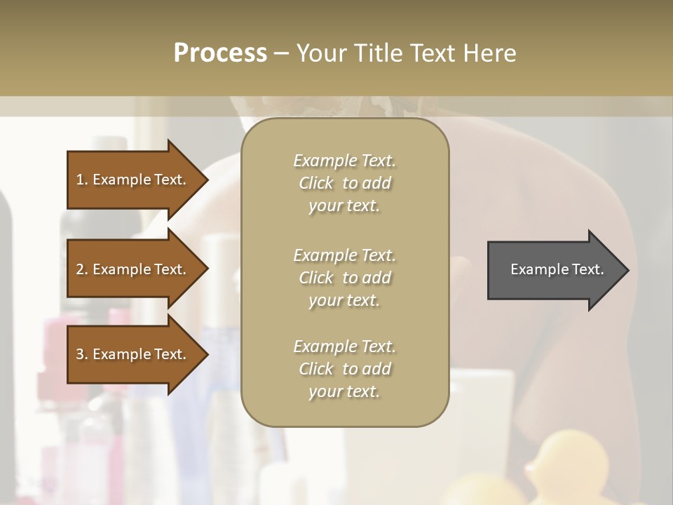 Rubber Photography Caucasian PowerPoint Template