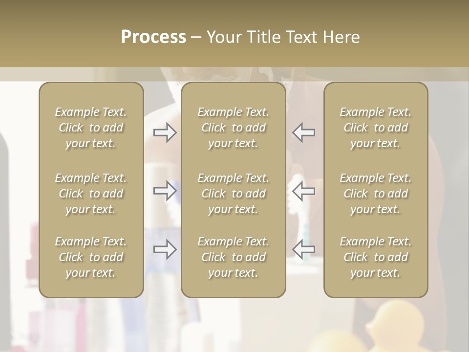Rubber Photography Caucasian PowerPoint Template