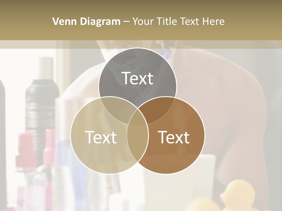 Rubber Photography Caucasian PowerPoint Template