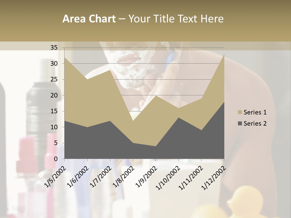 Rubber Photography Caucasian PowerPoint Template