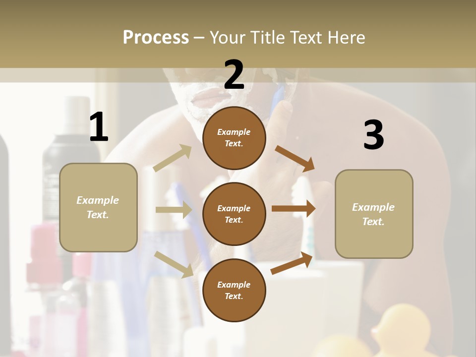 Rubber Photography Caucasian PowerPoint Template