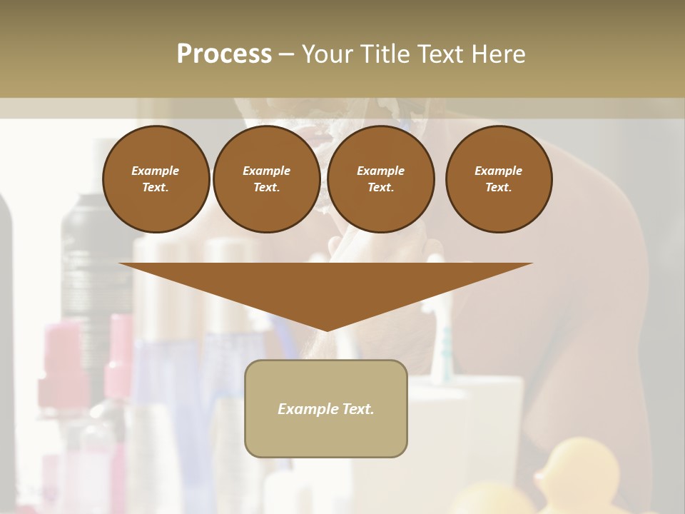 Rubber Photography Caucasian PowerPoint Template