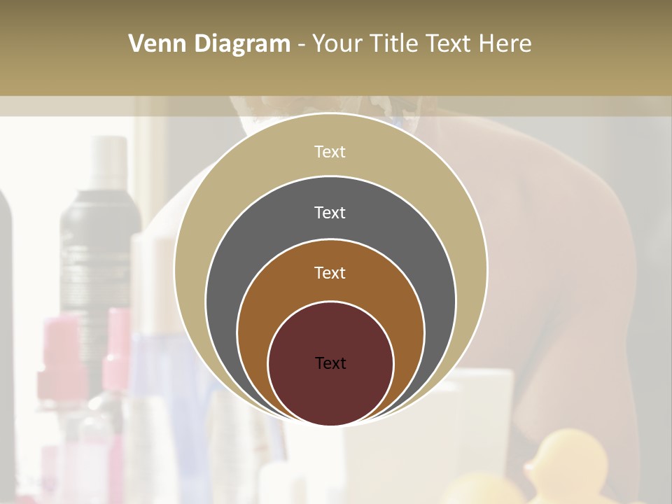 Rubber Photography Caucasian PowerPoint Template