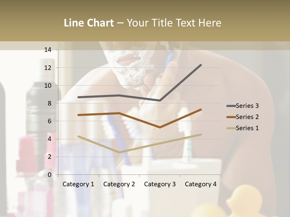 Rubber Photography Caucasian PowerPoint Template