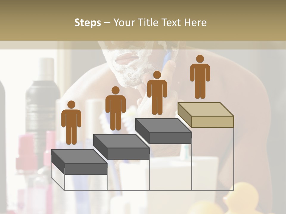 Rubber Photography Caucasian PowerPoint Template