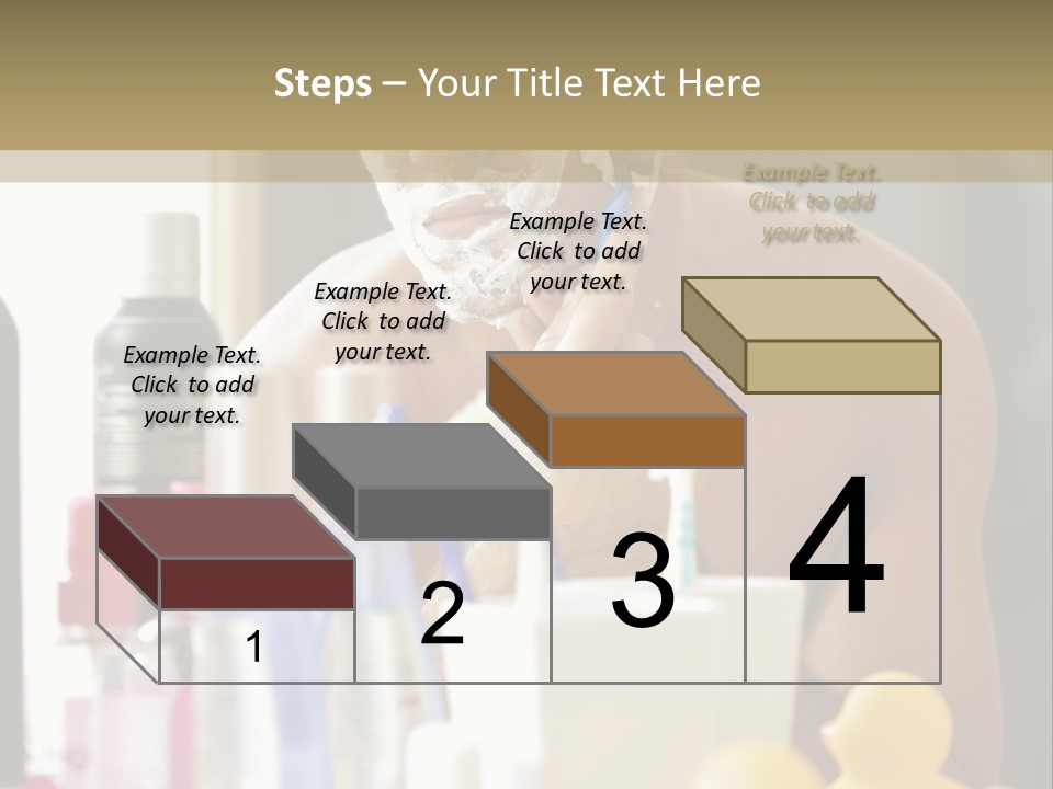 Rubber Photography Caucasian PowerPoint Template
