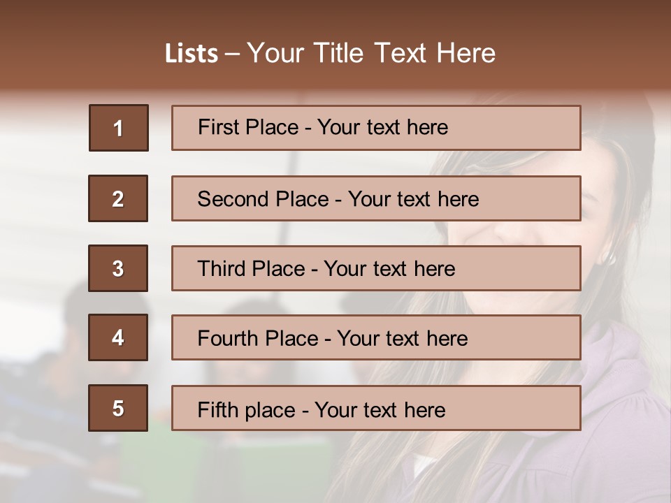 Students Casual Academic PowerPoint Template