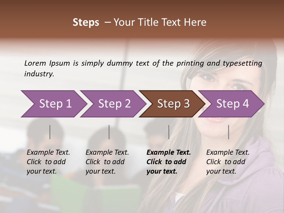 Students Casual Academic PowerPoint Template