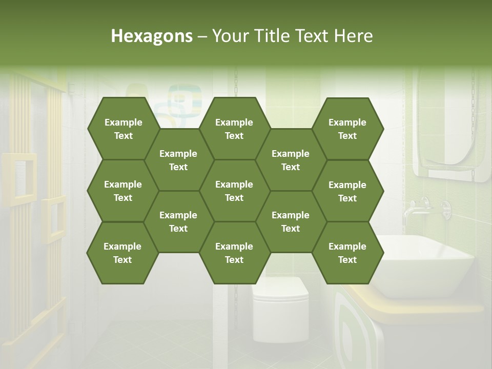 Mirror Tub Apartment PowerPoint Template