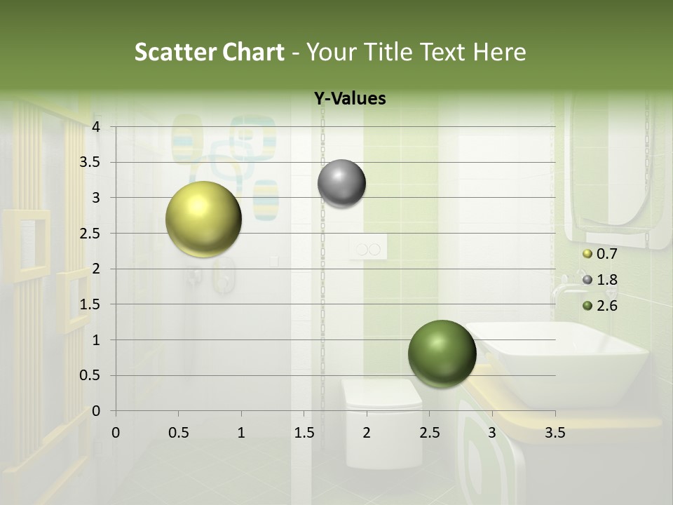 Mirror Tub Apartment PowerPoint Template