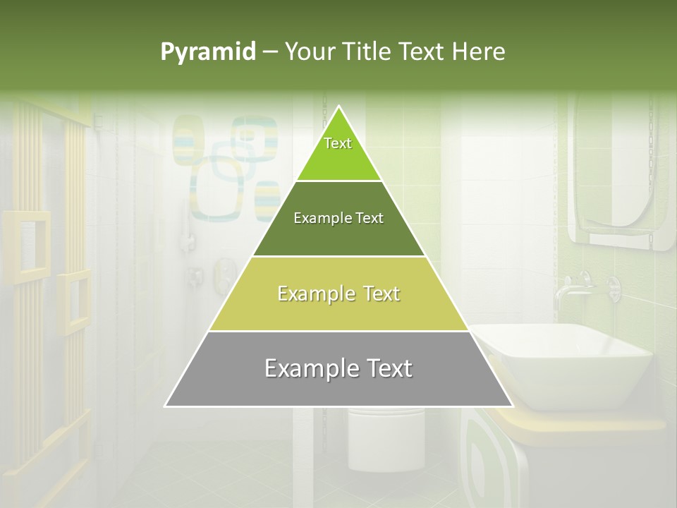 Mirror Tub Apartment PowerPoint Template