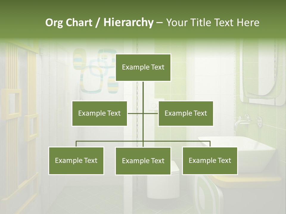 Mirror Tub Apartment PowerPoint Template