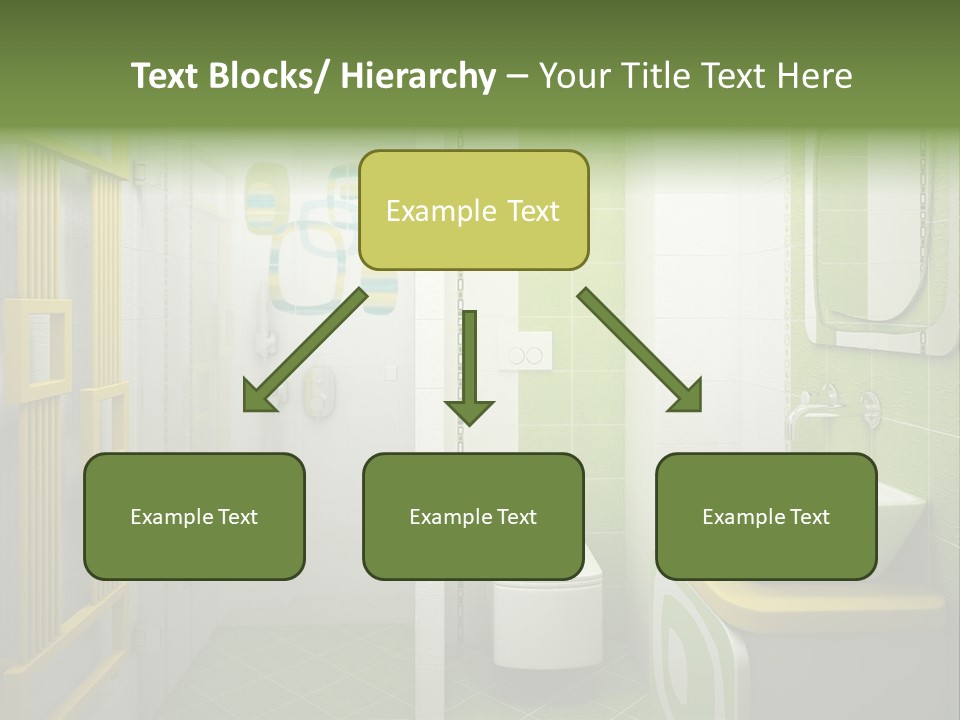 Mirror Tub Apartment PowerPoint Template