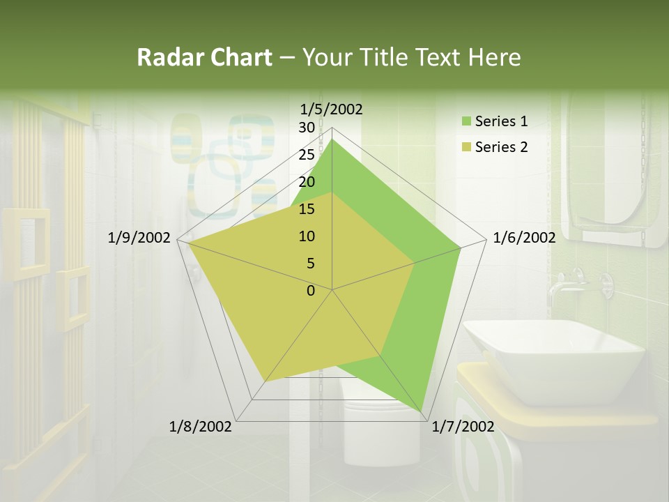 Mirror Tub Apartment PowerPoint Template
