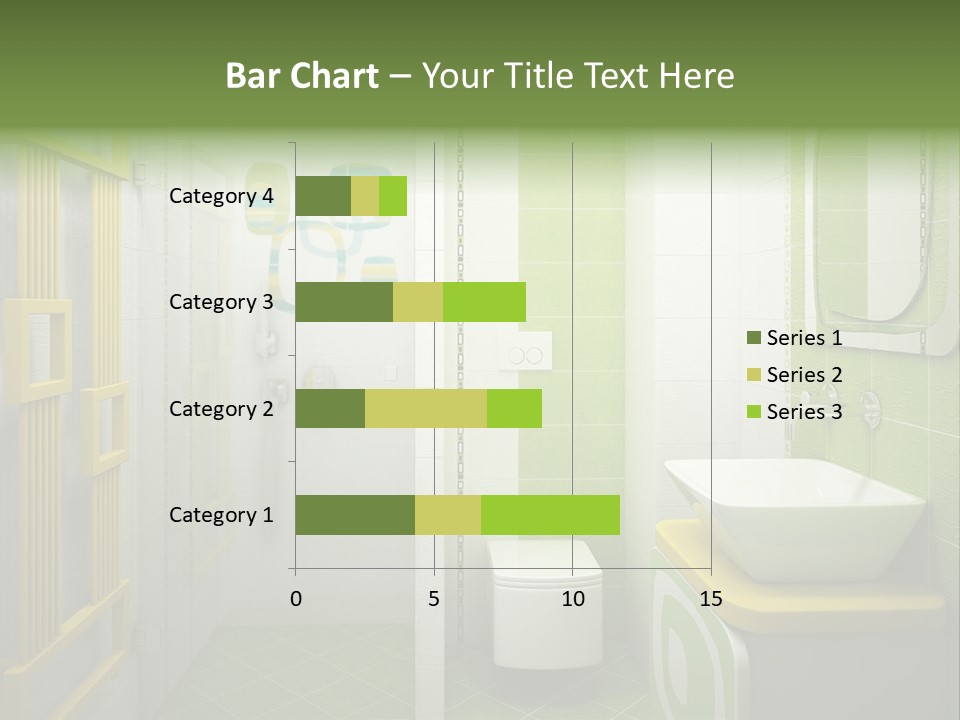 Mirror Tub Apartment PowerPoint Template