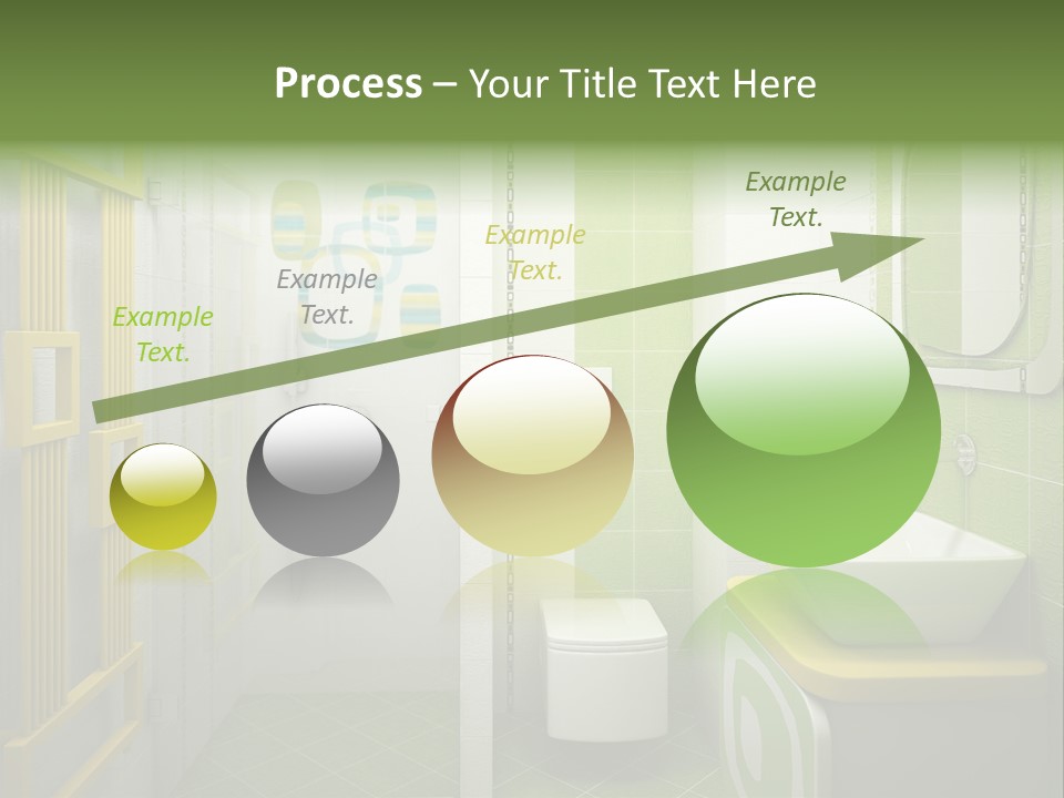Mirror Tub Apartment PowerPoint Template