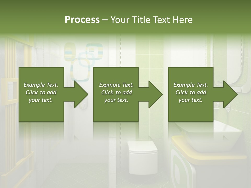 Mirror Tub Apartment PowerPoint Template