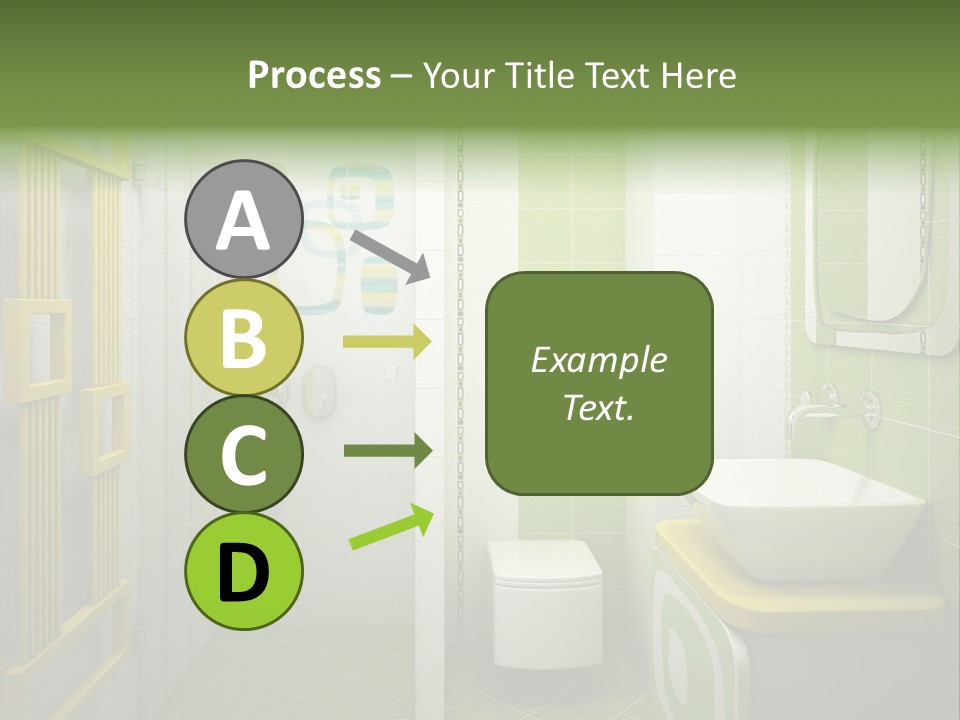 Mirror Tub Apartment PowerPoint Template