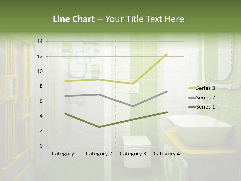 Mirror Tub Apartment PowerPoint Template