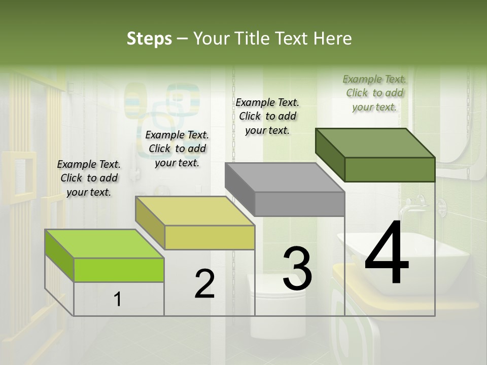 Mirror Tub Apartment PowerPoint Template