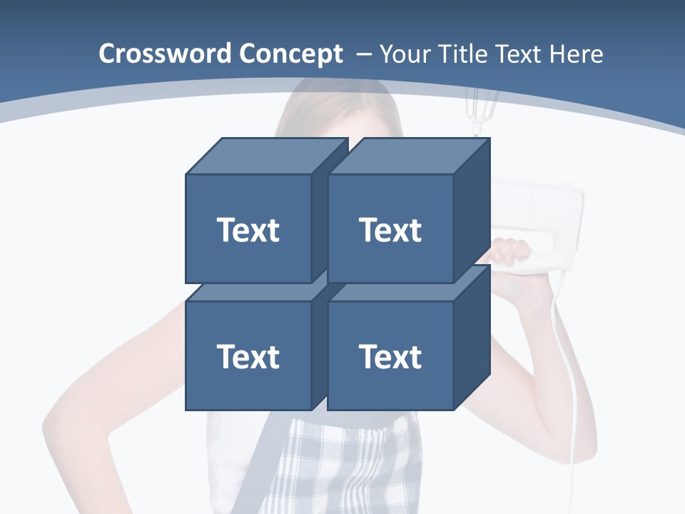 Brunette Cheerful Toothy PowerPoint Template