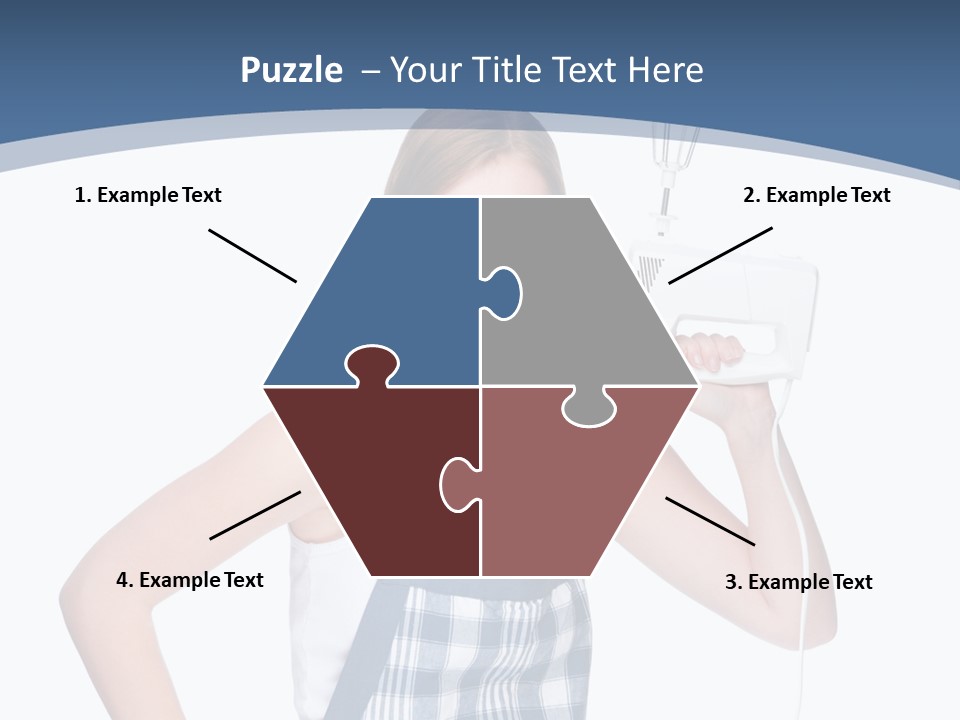 Brunette Cheerful Toothy PowerPoint Template