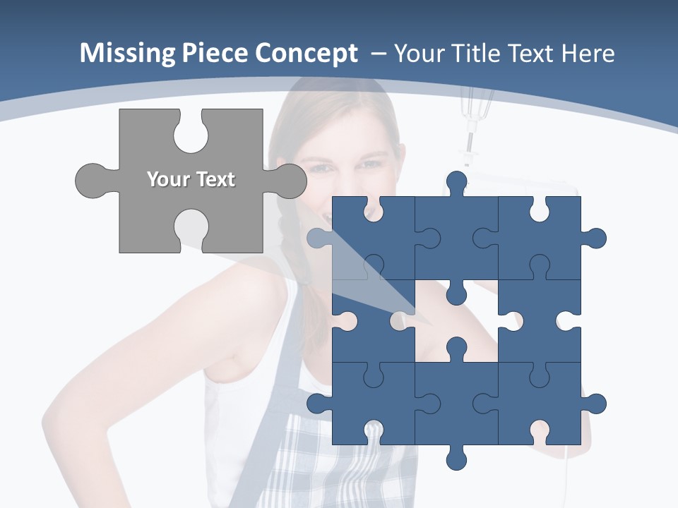 Brunette Cheerful Toothy PowerPoint Template