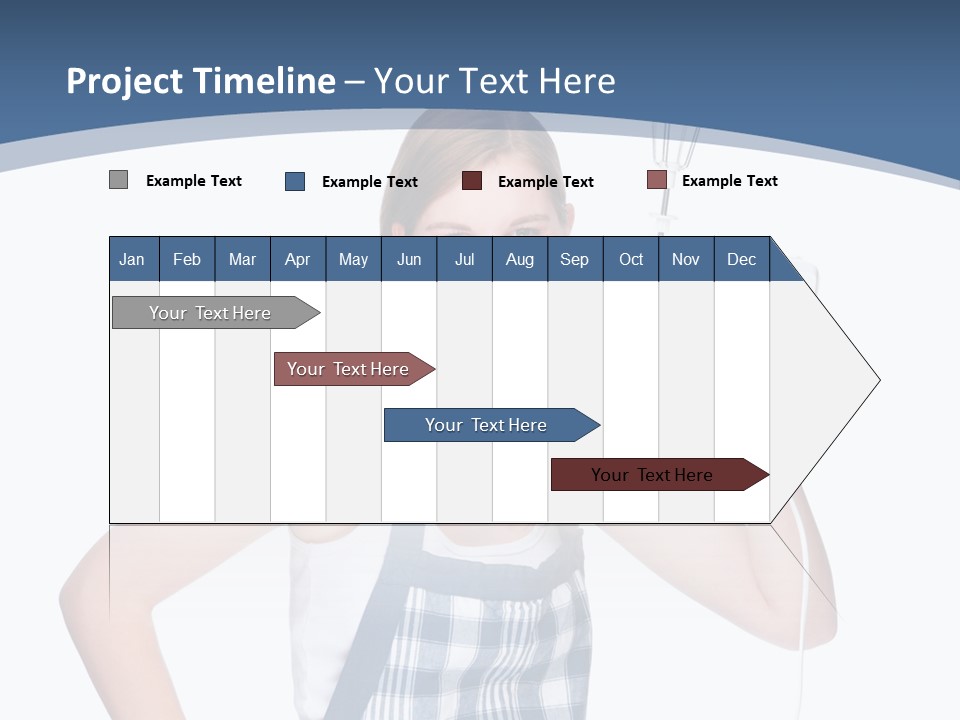 Brunette Cheerful Toothy PowerPoint Template