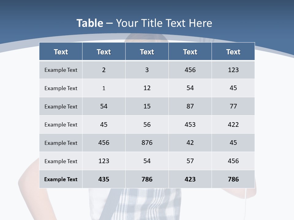 Brunette Cheerful Toothy PowerPoint Template
