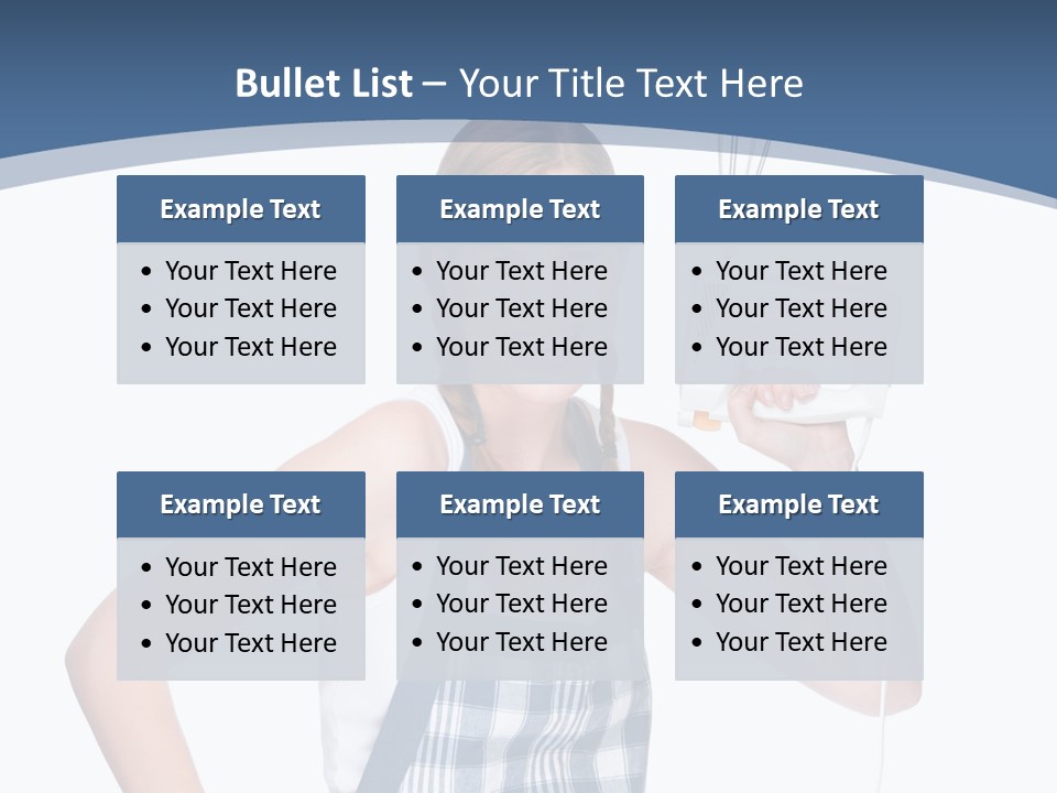 Brunette Cheerful Toothy PowerPoint Template