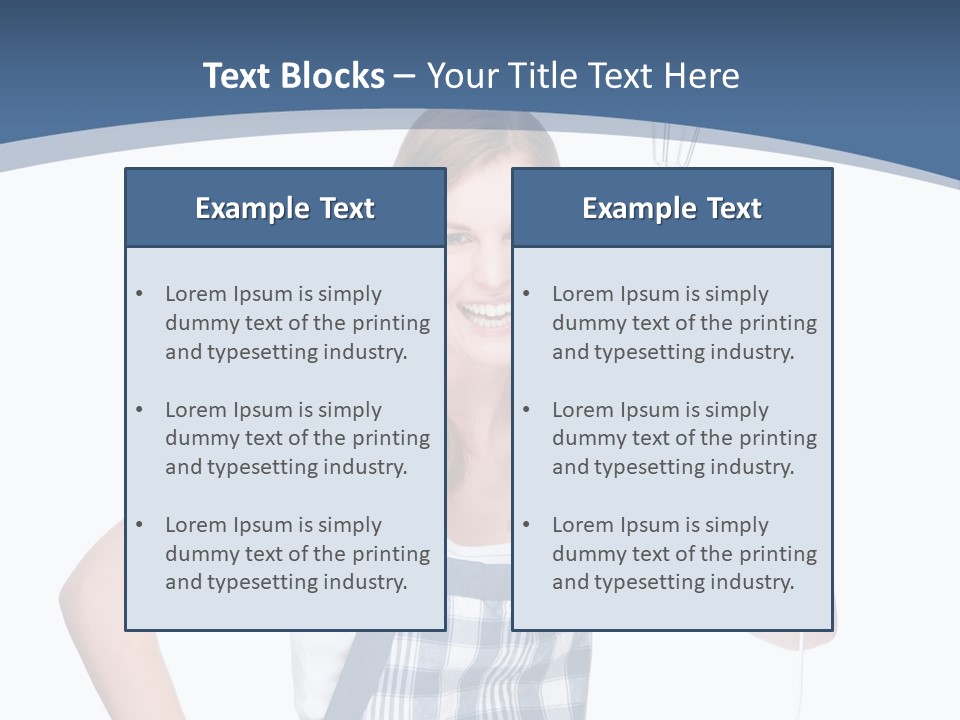 Brunette Cheerful Toothy PowerPoint Template
