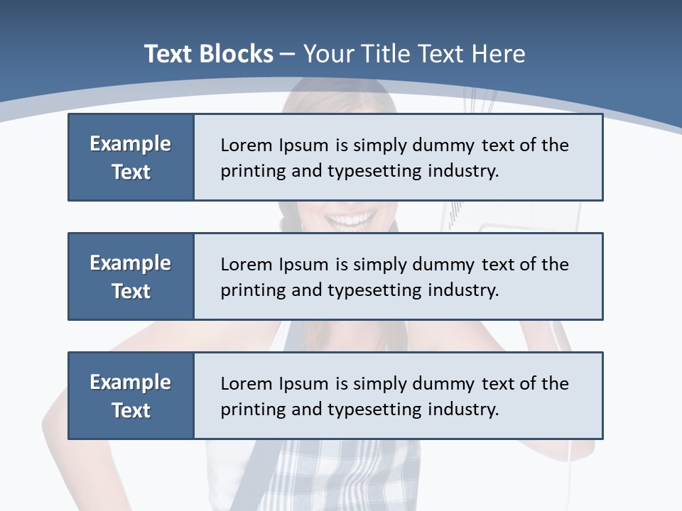 Brunette Cheerful Toothy PowerPoint Template