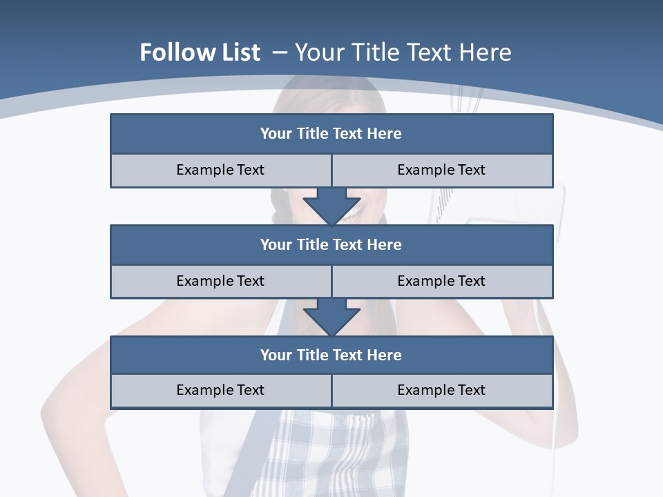 Brunette Cheerful Toothy PowerPoint Template