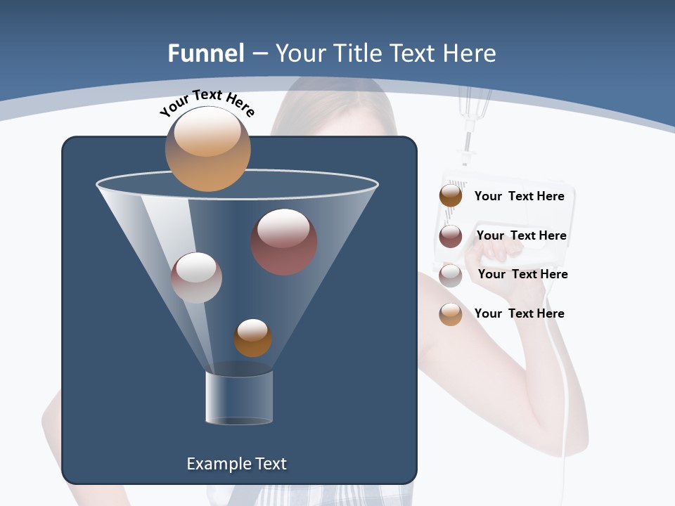 Brunette Cheerful Toothy PowerPoint Template