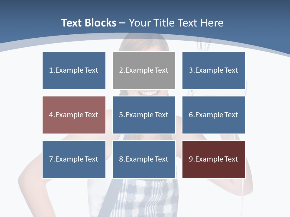 Brunette Cheerful Toothy PowerPoint Template