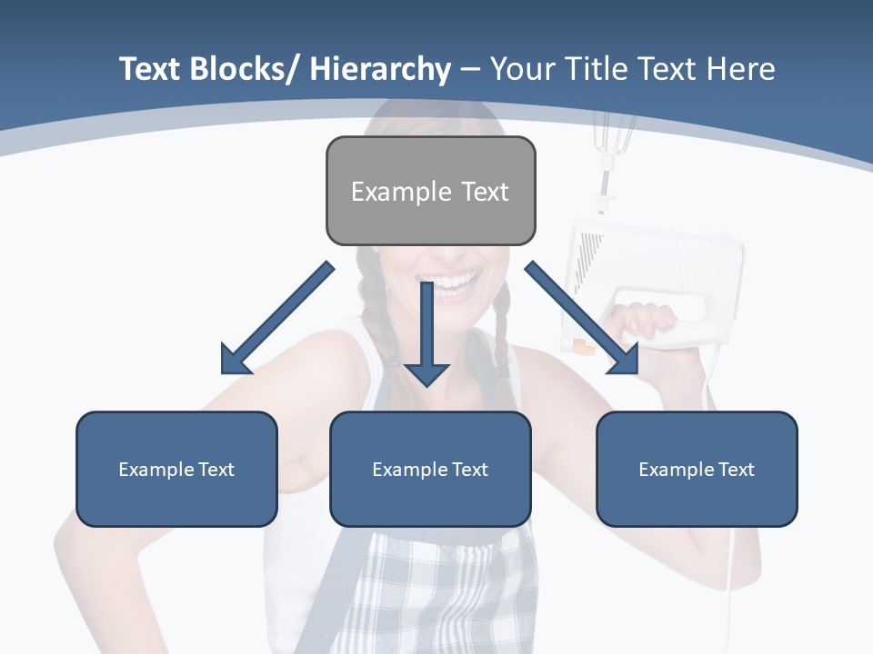 Brunette Cheerful Toothy PowerPoint Template