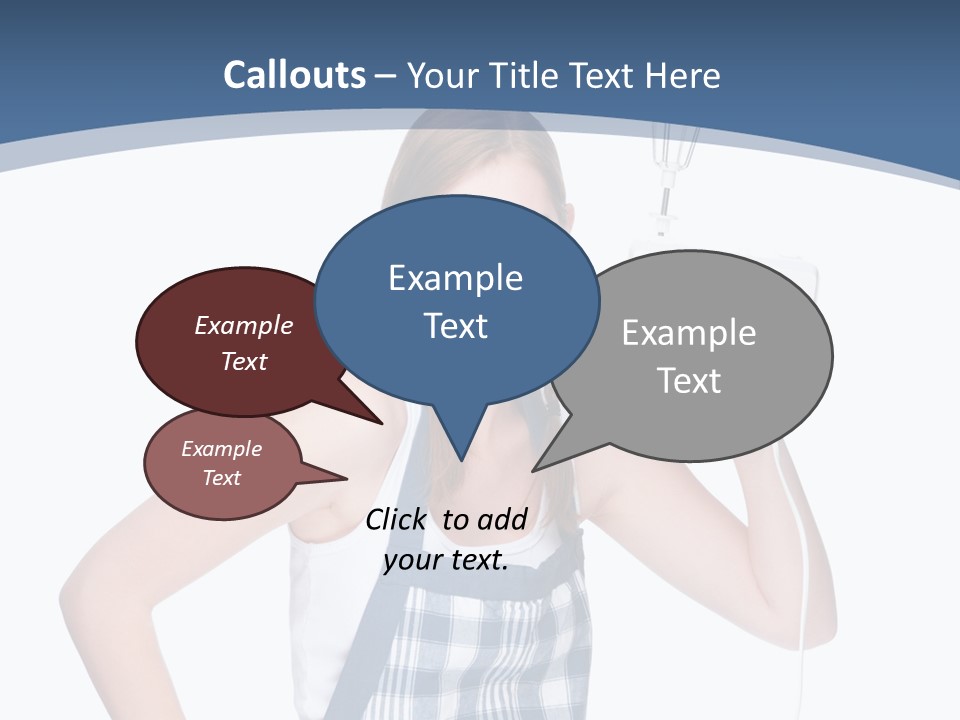 Brunette Cheerful Toothy PowerPoint Template