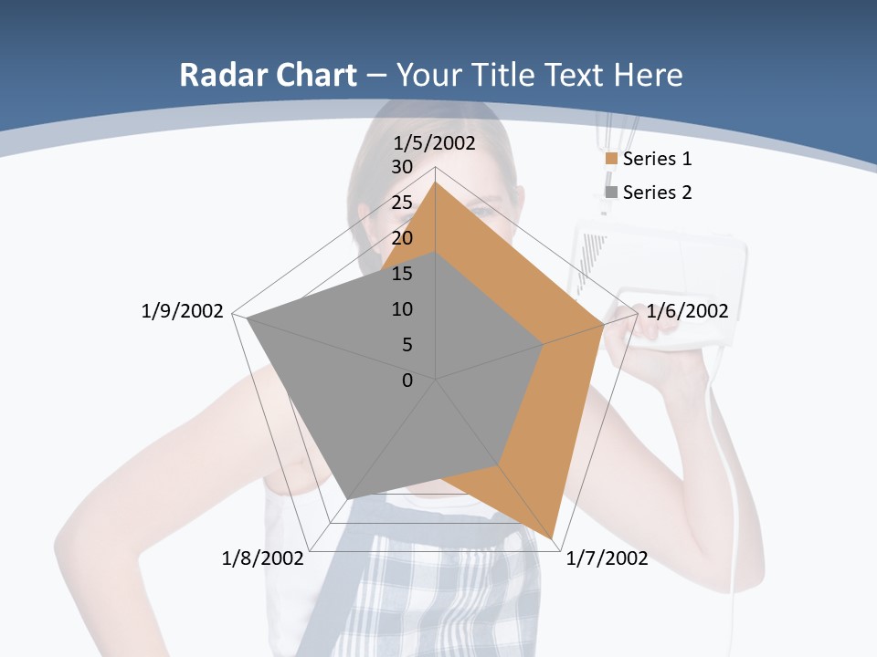 Brunette Cheerful Toothy PowerPoint Template