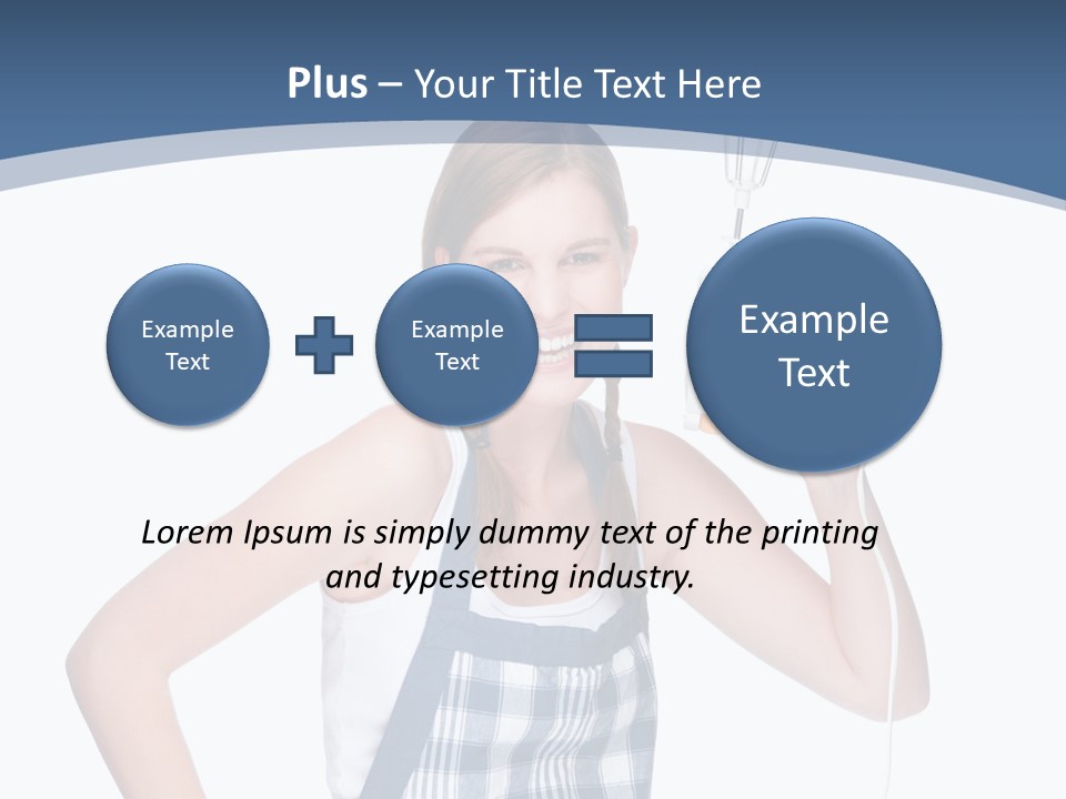 Brunette Cheerful Toothy PowerPoint Template