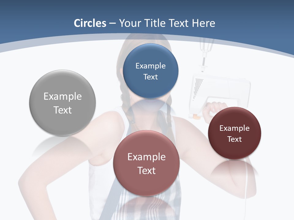 Brunette Cheerful Toothy PowerPoint Template