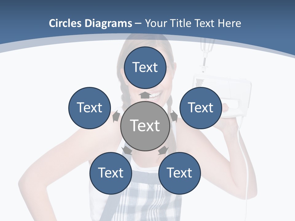 Brunette Cheerful Toothy PowerPoint Template