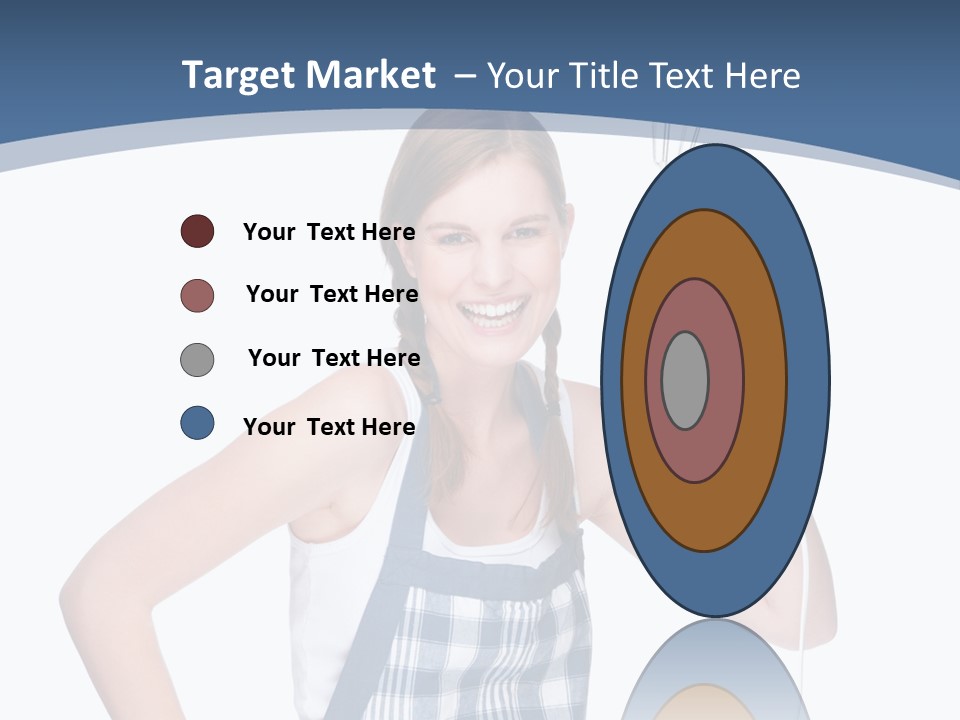 Brunette Cheerful Toothy PowerPoint Template