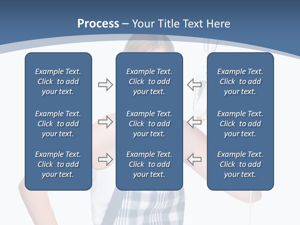 Brunette Cheerful Toothy PowerPoint Template